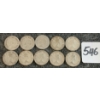 Image 2 : LOT OF 10 - 1949-1953 CDN 10 CENT COINS