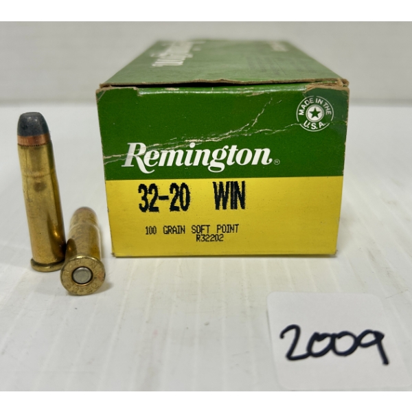 AMMO: 50X REMINGTON .32-20 WIN - 100 GR SP