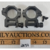Image 2 : PAIR OF 25.4MM MEDIUMS RINGS - PICATINNY BASE
