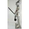 Image 3 : KNIGHT IN ARMOUR STATUE - TIN
