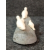 Image 5 : SUNNING BIRDS & SEAL PUPS BY UNKNOWN ARTIST - BONE & STONE