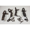 Image 2 : LOT OF 4 - ANTIQUE NO. 1 ANIMAL TRAPS - S. NEWHOUSE 