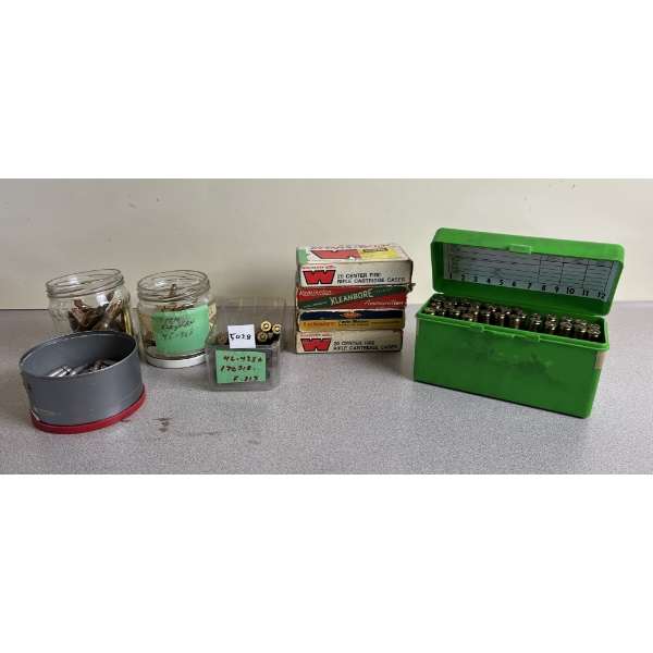 JOB LOT - AMMO/BRASS/BULLETS: 7MM MAUSER 