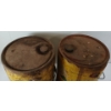Image 5 : LOT OF 2 - WHITE ROSE MOTOR OIL CANS - 5 GAL
