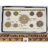 1976 MONNAIE DE PARIS FLEURS DE COINS COIN SET