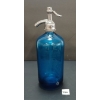 Image 1 : HENRY LUTZ & SON GOOD HEALTH SELTZER - COBALT BLUE ACID-ETCHED - 26OZ SELTZER BOTTLE