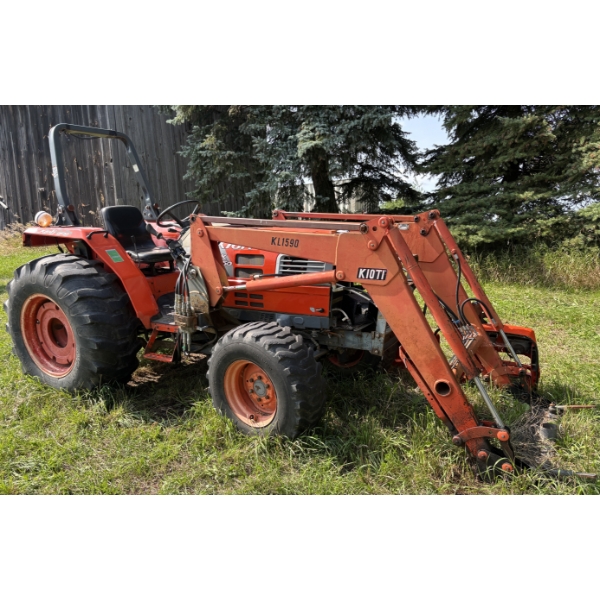 KIOTI TRACTOR - MODEL DK50 W/ KL1590 LOADER