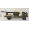 Image 4 : NY-LINT TOYS PRESSED STEEL MILITARY CANNON TRUCK