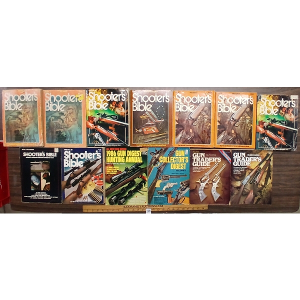 LOT OF 20 - SHOOTER'S BIBLE, GUN TRADER'S GUIDE & GUN COLLECTOR'S DIGEST