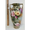 Image 2 : HAND PAINTED NIPPON VASE W/ HANDLES - PATTERN 980