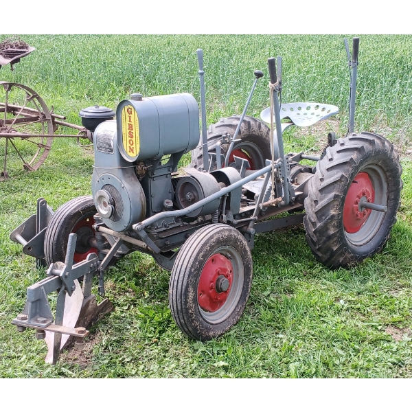 GIBSON TRACTOR WITH ATTACHMENTS