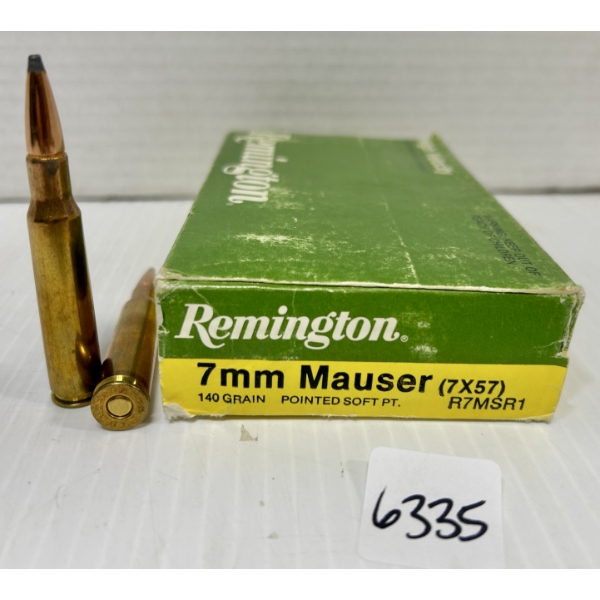 AMMO: 20X REMINGTON 7 MM MAUSER - 140 GR FMJ