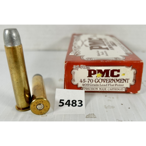 AMMO: 20X PMC .45-70 GOVT - 405 GR LFP
