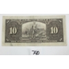 Image 2 : 1937 BANK OF CANADA $10 BANKNOTE