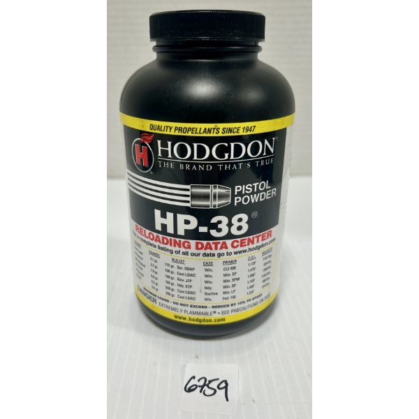 POWDER: 1 LB HODGDON HP-38