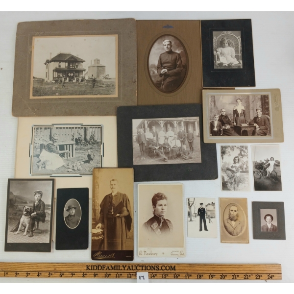 QTY OF CABINET CARD PHOTOS