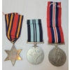 Image 2 : LOT OF 3 - WWII, INDIA & BURMA STAR MEDALS