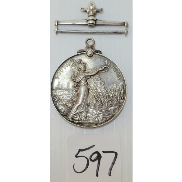 QUEEN'S SOUTH AFRICA MEDAL - COLE. HAMILTON