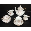 Image 2 : LOT OF 73 - PARAGON VICTORIANA ROSE CHINA SET - TEAPOT, DINNER PLATES, SAUCERS, TEACUPS, ETC