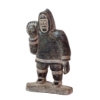 Image 1 : HUNTER CARRYING SEAL TAIL - SIGNED - STONE