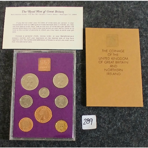 1970 COINAGE OF GREAT BRIT. & NORTHERN IRELAND PROOF SET