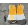 Image 1 : JOB LOT - 2 PAIRS WELDING GLOVES,  PICK HAMMER, BELT LATCH