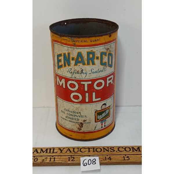 EN-AR-CO MOTOR OIL QT CAN