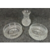 Image 3 : JOB LOT - CUT GLASS / CRYSTAL DISHES - INCL MINT DISHES & CAKE PLATE