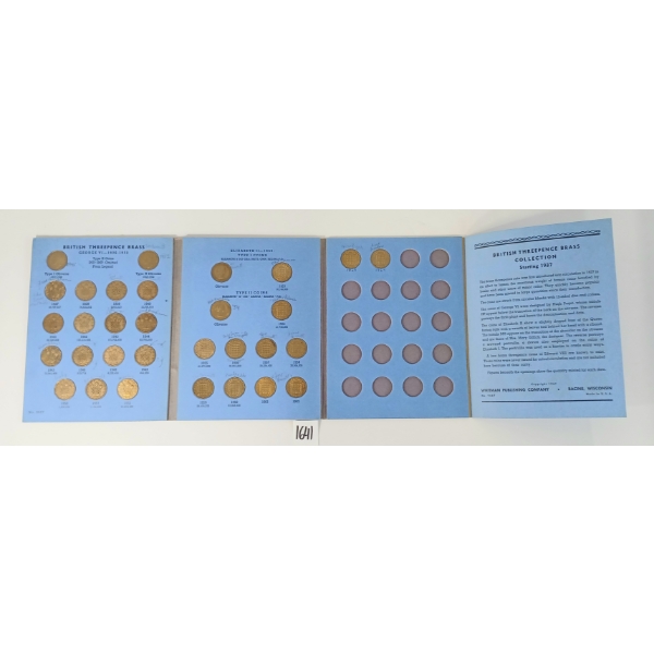 1937-1962 GREAT BRITAIN 3 PENCE BRASS BOOKLET