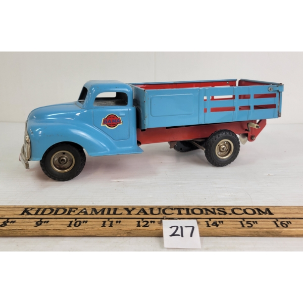1930'S GAMA TIN WIND UP MECHANIX TRUCK