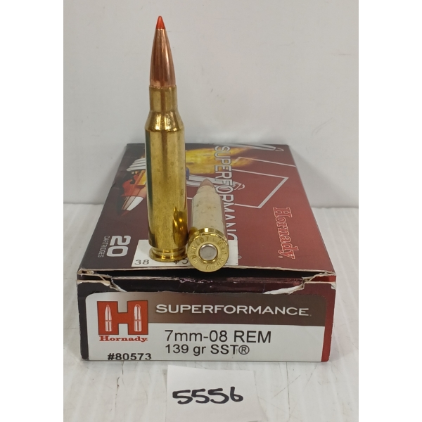AMMO: 14X HORNADY 7MM-08 REM - 139GR - SST