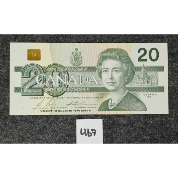 1991 CDN $20 BANKNOTE
