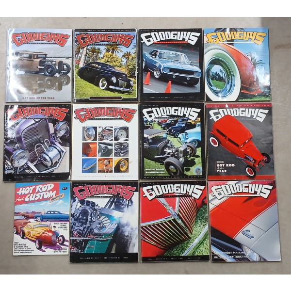 QTY OF GOODGUYS / HOT ROD & CUSTOM AUTOMOBILE MAGAZINES
