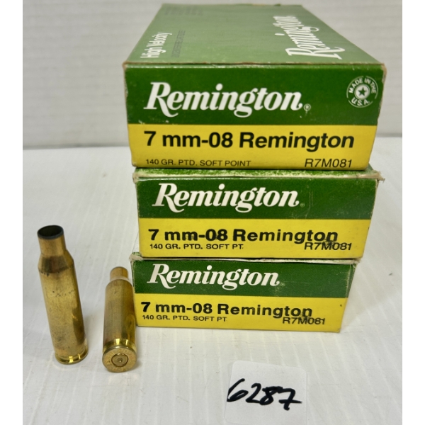 BRASS: 60X REMINGTON 7MM-08 REM