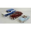 Image 1 : LOT OF 3 - MOTOR MAX DIECAST 1948 CHEVY AEROSEDAN FLEETLINE, 1957 FORD COURIER SEDAN DELIVERY, ETC