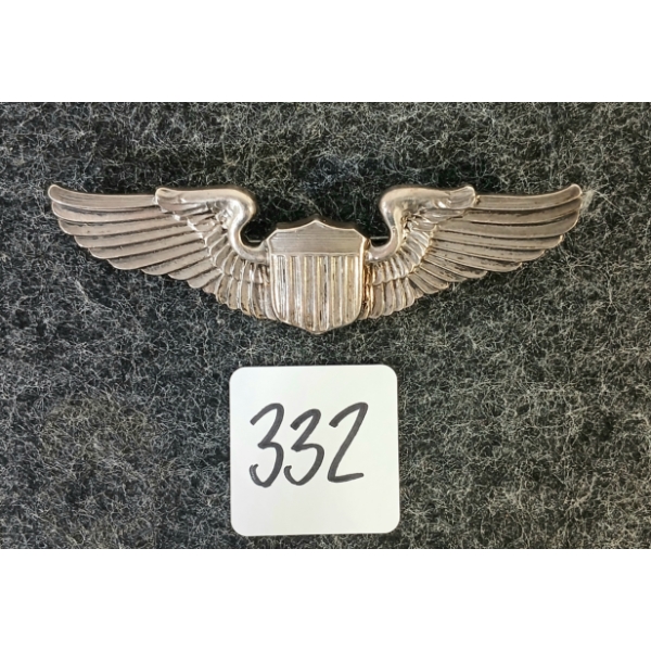 U.S. ARMY AIR FORCE PILOT WINGS BADGE 