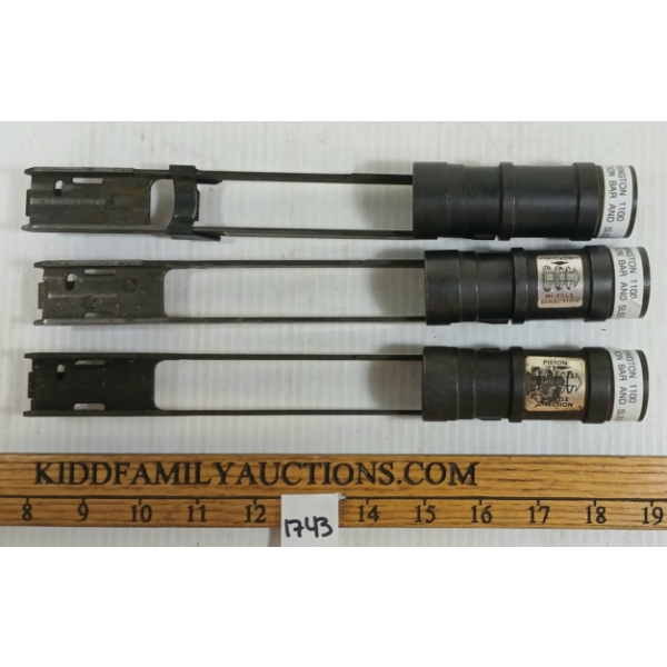 LOT OF 3 - REMINGTON 1100 ACTION BARS & SLEEVES