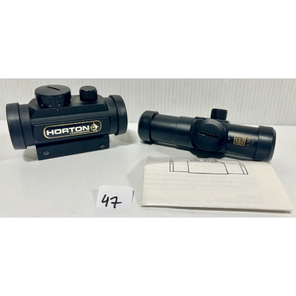 LOT OF 2 - BELL & HORTON RED DOT SIGHTS