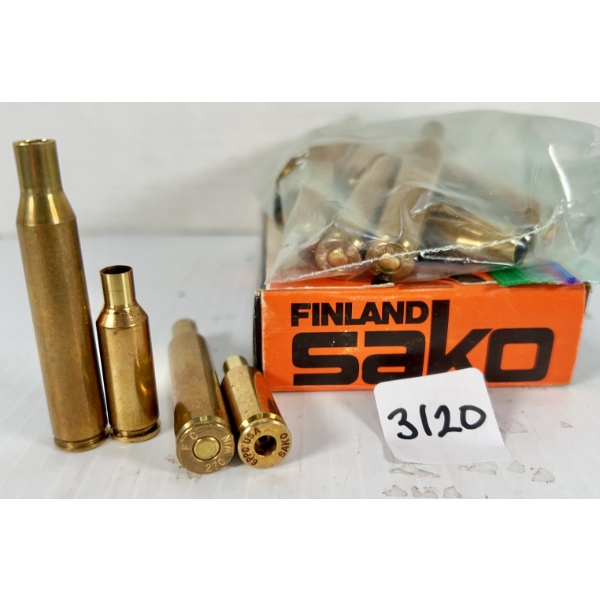 BRASS: 20X .270 WIN & 20X 6 MM PPC USA