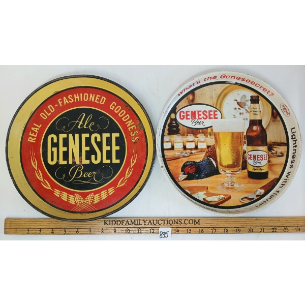 LOT OF 2 - GENESEE BEER TRAYS