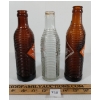 Image 4 : LOT OF 3 - ORANGE CRUSH SODA BOTTLES - 6 & 7 OZ