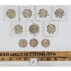 Image 2 : LOT OF 10 - CDN 50 CENT SILVER PCS - INCL 1962 & 1963, ETC.