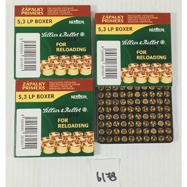 PRIMERS: APPROX 300X SELLIER & BELLOT 13/14 PRIMERS