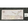 Image 2 : 1989 CDN $10 BANKNOTE