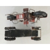 Image 6 : LOT OF 2 - TIN MODEL INDIAN MOTORCYCLE & CLASSIC CAR