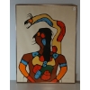 Image 1 : "OJIBWAY SPIRIT MAN" BY SAMUEL ASH - FRAMED SILKSCREEN