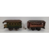 Image 2 : LOT OF 2 - TIN TRAIN CARS - INCL NEW YORK CENTRAL LINES BELVIDERE