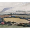 Image 2 : COUNTRYSIDE BY D. CAMPBELL - FRAMED WATERCOLOUR ON PAPER