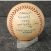 Image 4 : 1969 MONTREAL EXPOS GAME BASEBALL W/ BASE