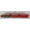 Image 6 : LOT OF 3 - HI-PLANE TOBACCO TINS & SEALED TOBACCO BOX